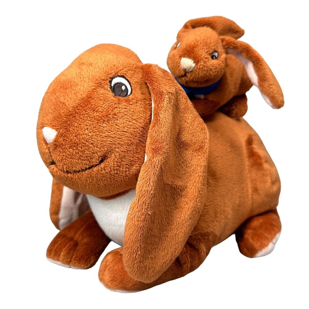 Kohl's Cares Plush Rabbit 12`` & Baby Bunny 6`` "Guess How Much I Love You" Toy